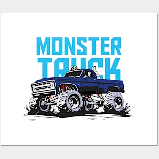 Monster Truck Chevy Posters and Art